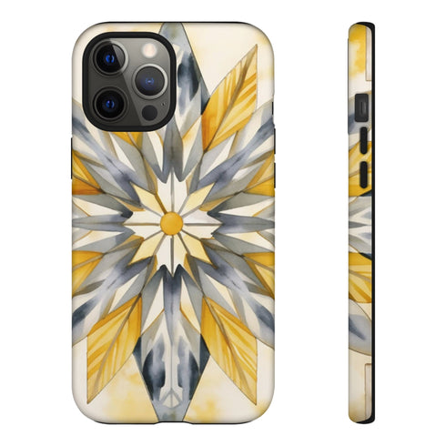 Sunshine Bloom Mosaic - Impact Resistant Phone Case iPhone 12 Pro Max Matte